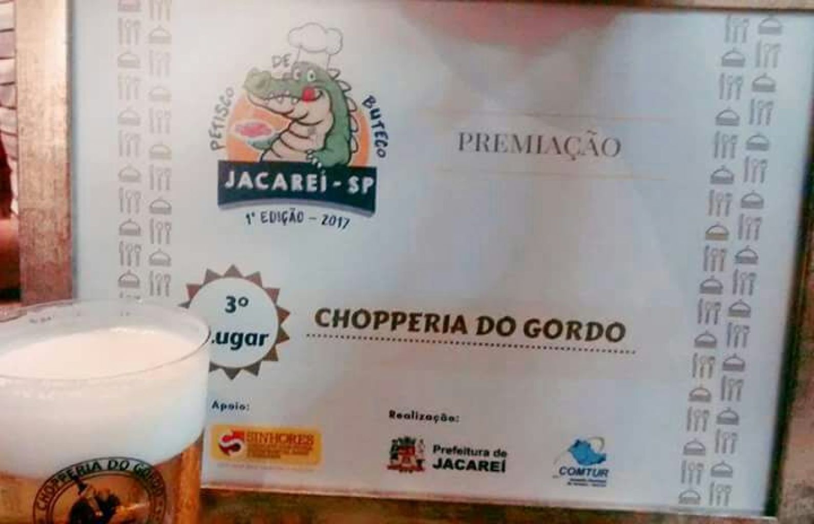 SINHORES participa de premiação do Concurso Petisco de Buteco em Jacareí