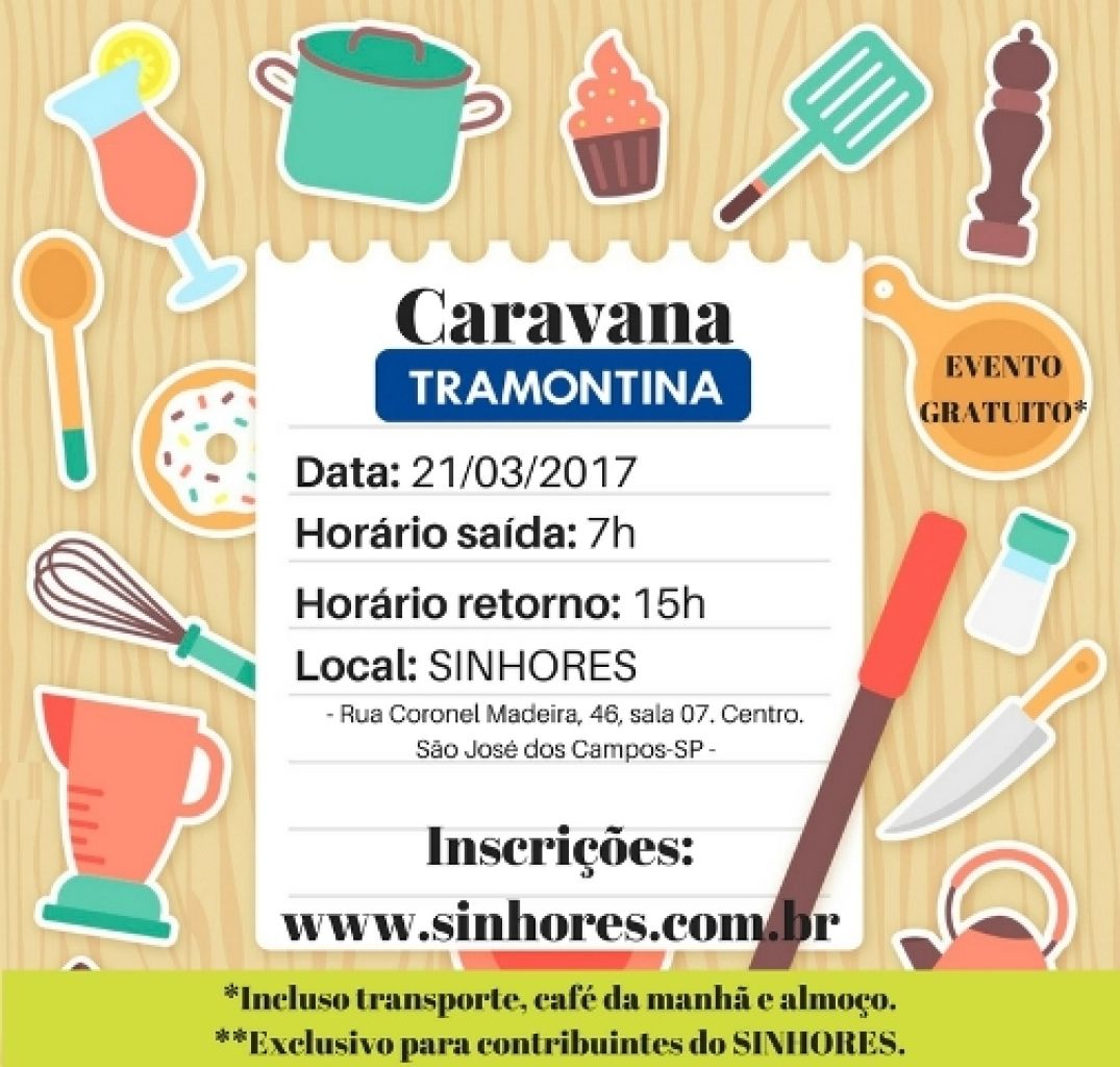 SINHORES promove Caravana de empresários ao showroom da Tramontina