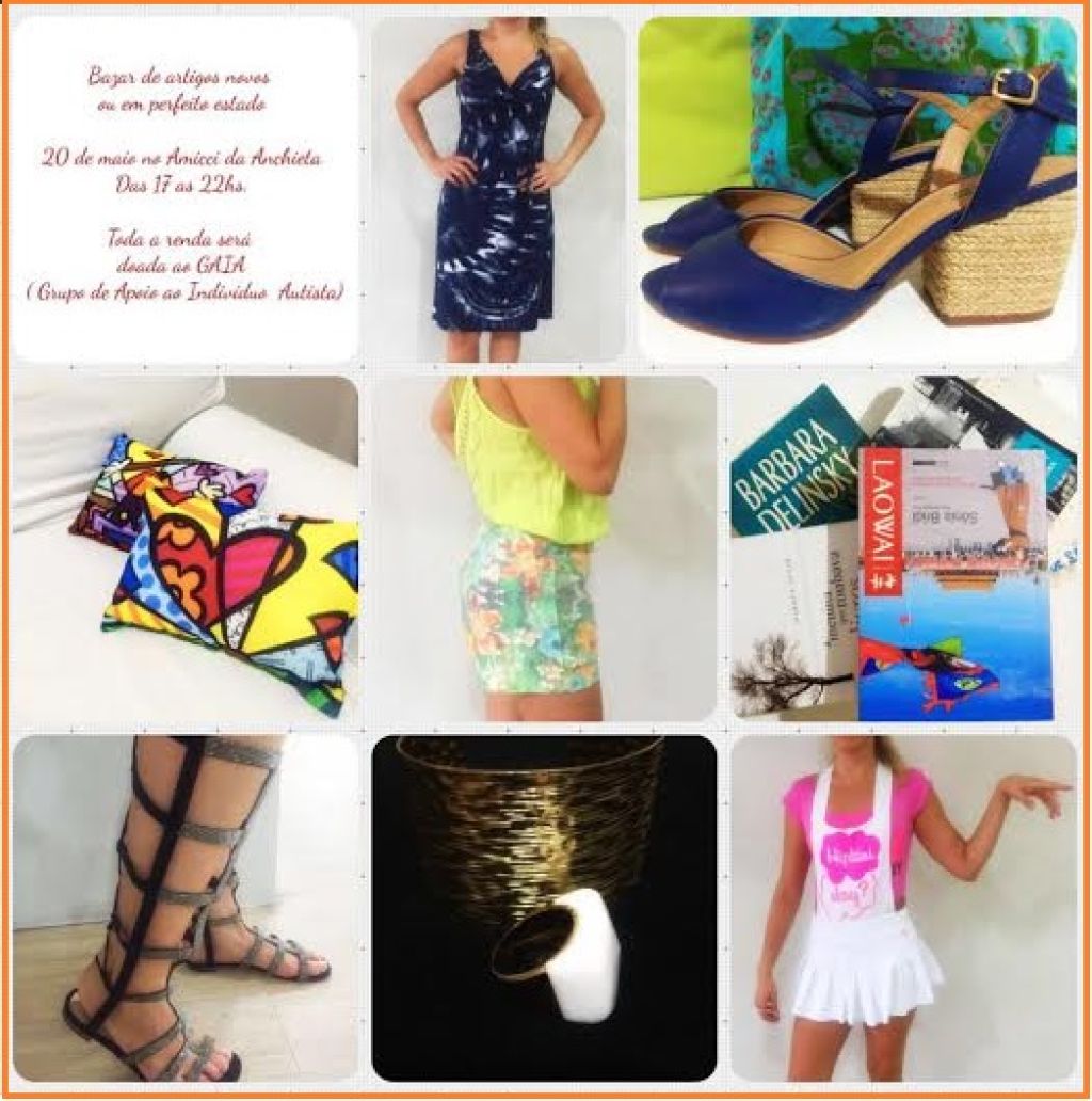 Participe do Bazar do Bem em prol do GAIA