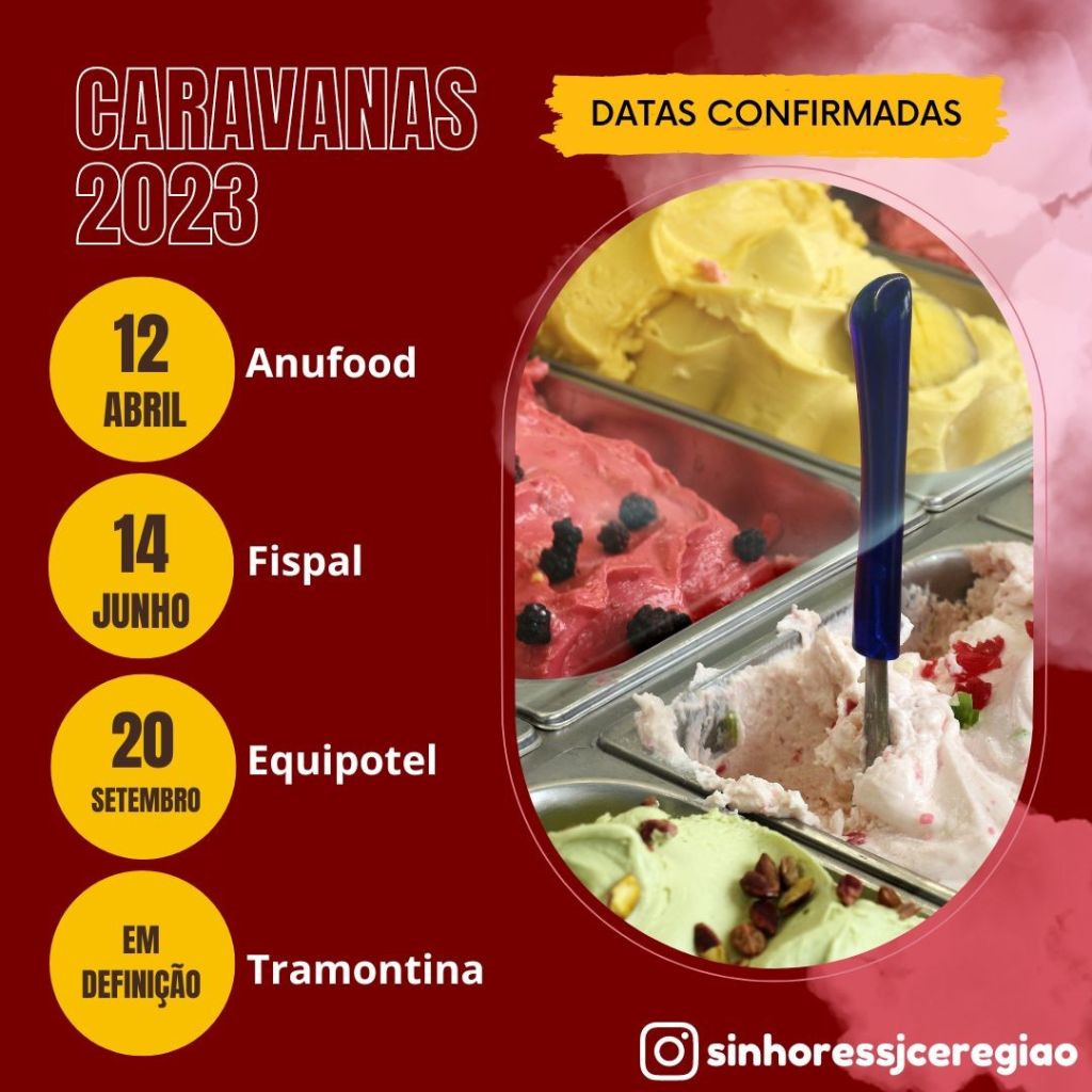 SINHORES divulga datas das Caravanas 2023, anote aí!