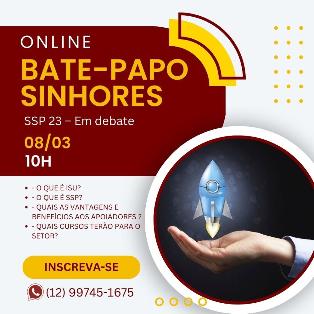 SINHORES promove bate-papo online sobre SSP 2023