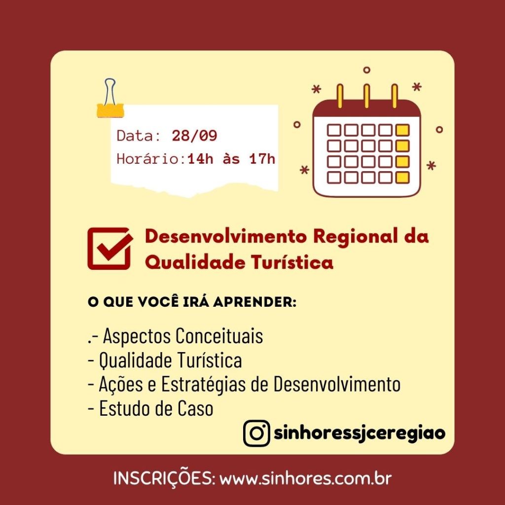 Desenvolvimento Regional da Qualidade Turística