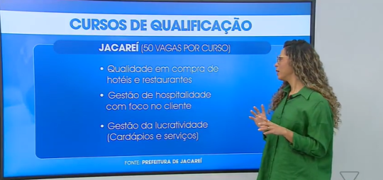 TV Vanguarda - Pauta: Cursos Gratuitos - Jacareí