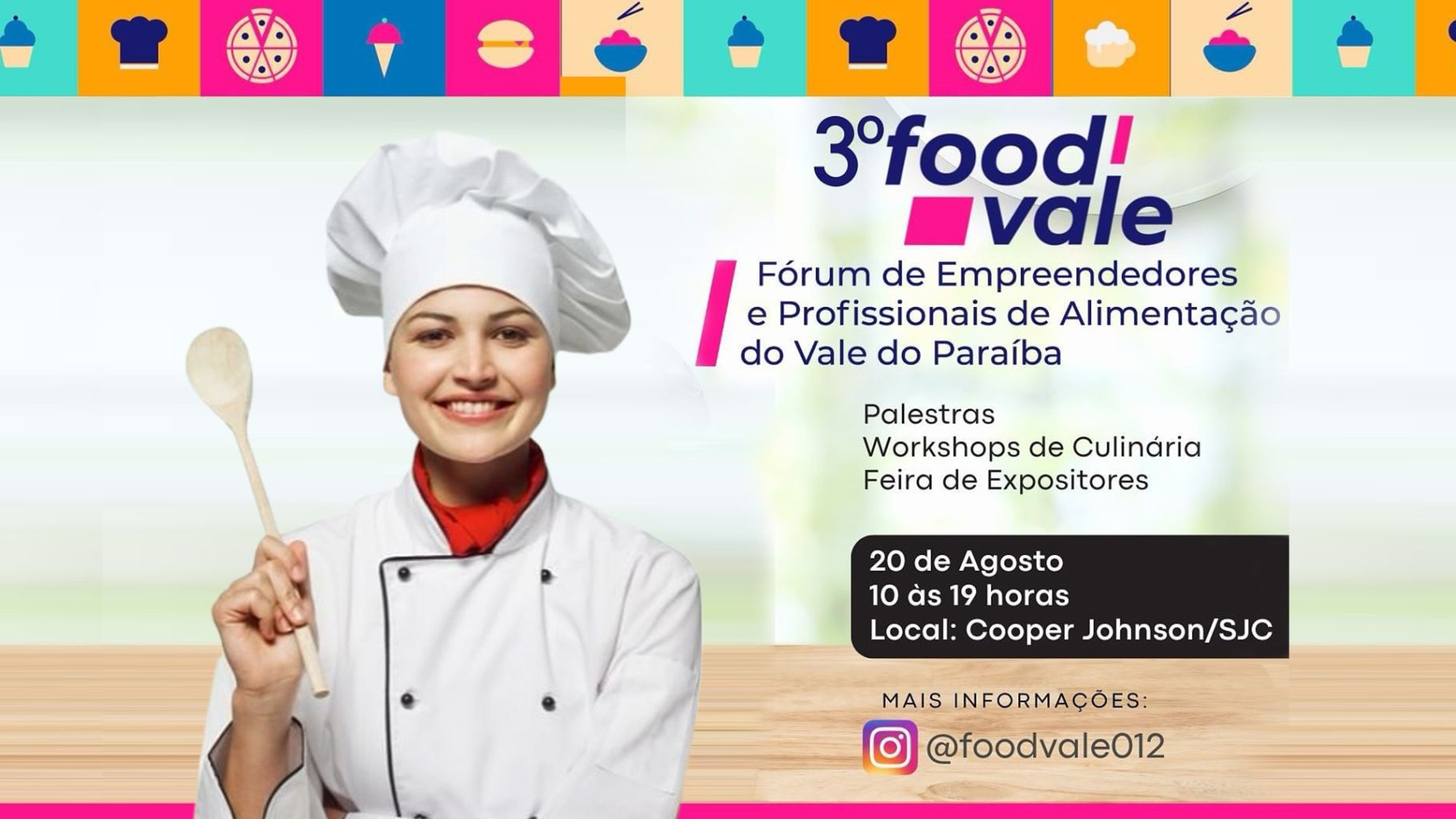 TERCEIRA EDIÇÃO DO FOOD VALE ACONTECE AMANHÃ EM SÃO JOSÉ DOS CAMPOS