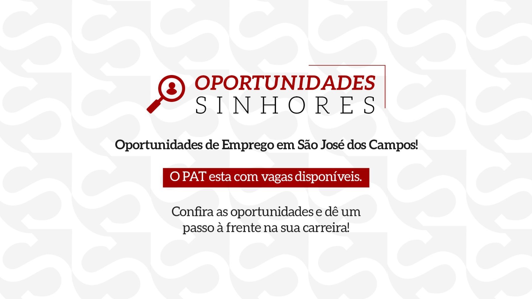 Oportunidades de Emprego em São José dos Campos!