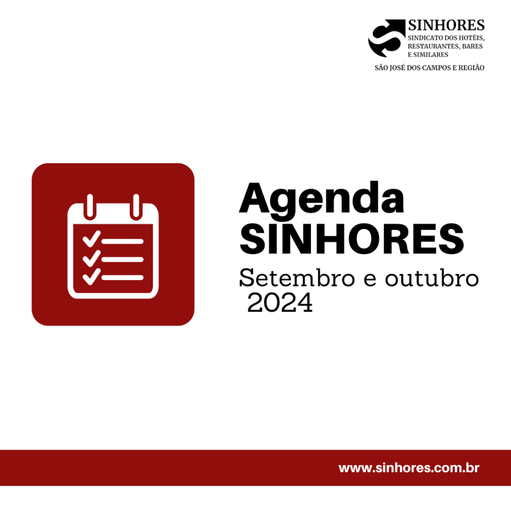 AGENDA 2024: SETEMBRO E OUTUBRO