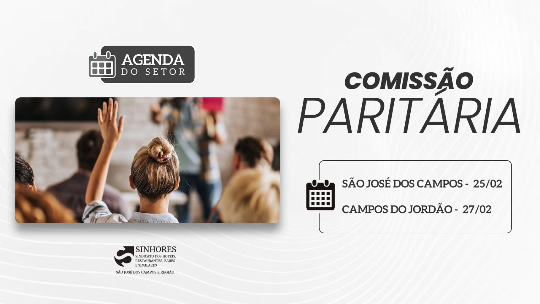 Comissão Paritária - um importante passo para o desenvolvimento do setor.