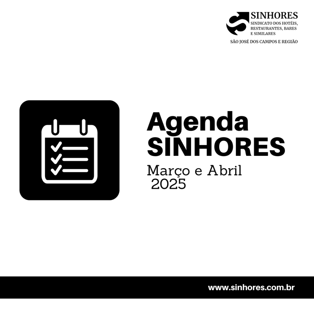 AGENDA MARÇO E ABRIL