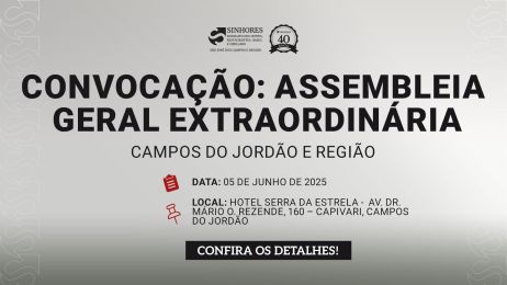 Assembleia Geral Extraordinária – Campos do Jordão e Região