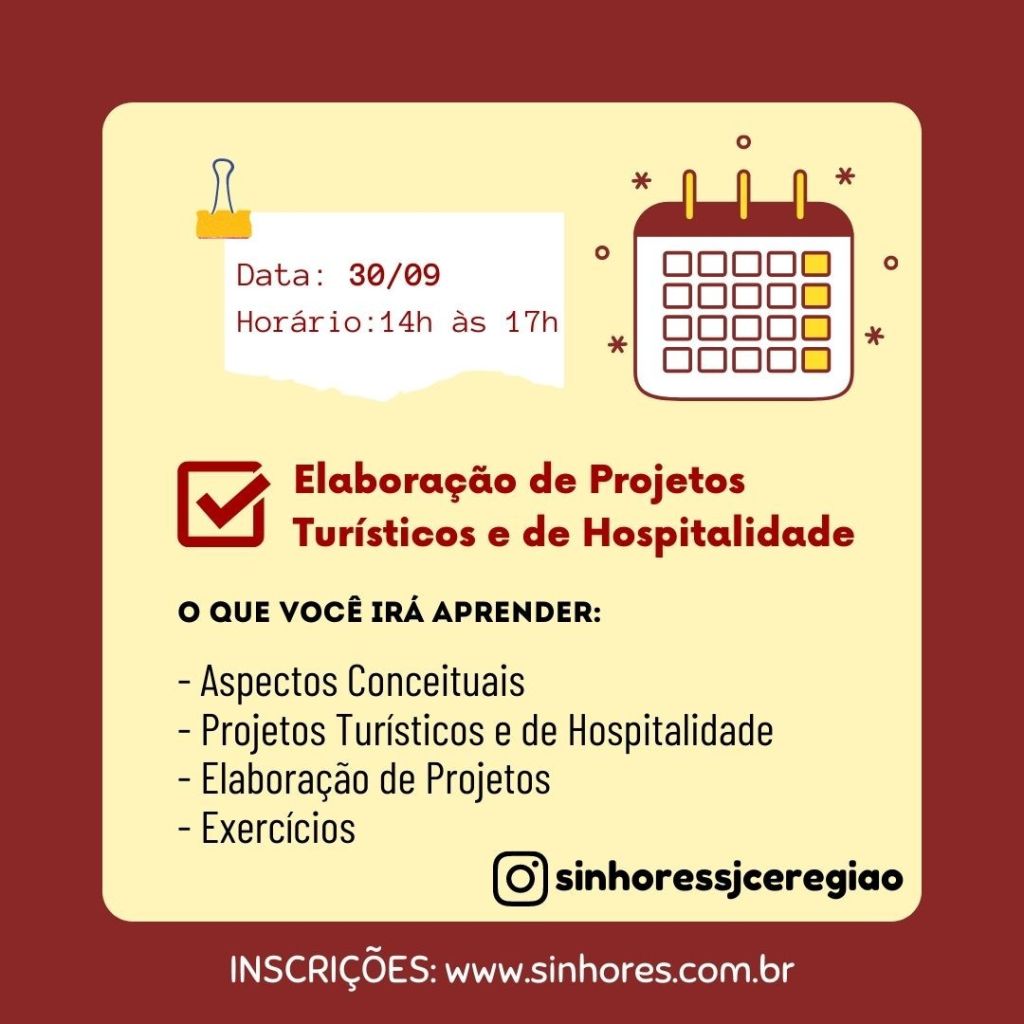 Elaboração de Projetos Turísticos e de Hospitalidade